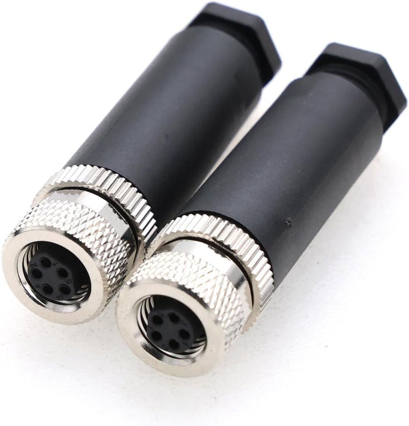 Eonvic M8 5 Pin Female B Code Plug Industrial Circular Sensor Connector Aviation 8mm Waterproof IP67 Connector - Image 3